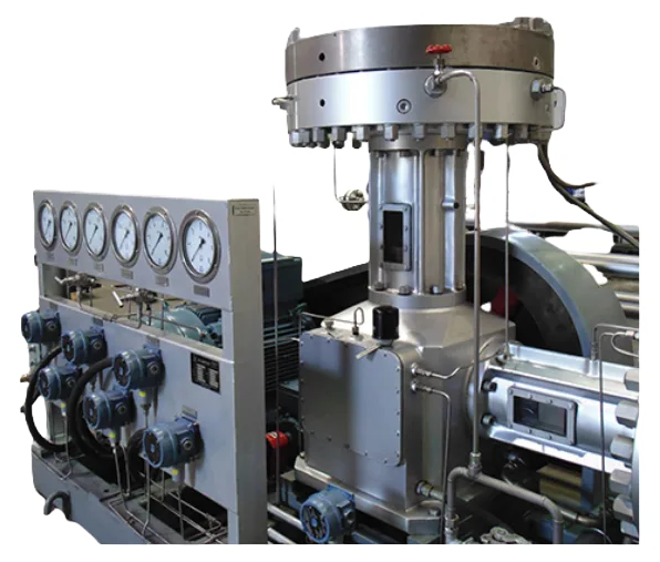 Compressor de diafragma da Gasprom para gases de alta pureza