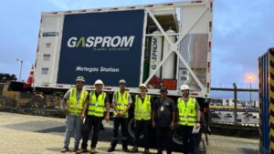 Estação Movel de Abastecimento de GNC METAGAS STATION com sistema integrado de compressão, armazenagem e abastecimento de gás natural comprimido.