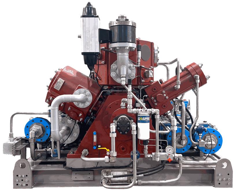 Compressor GWF tipo V de três estágios