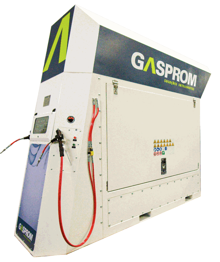 Full Gas System Gasprom: posto de GNV compacto all-in-one com dispenser integrado