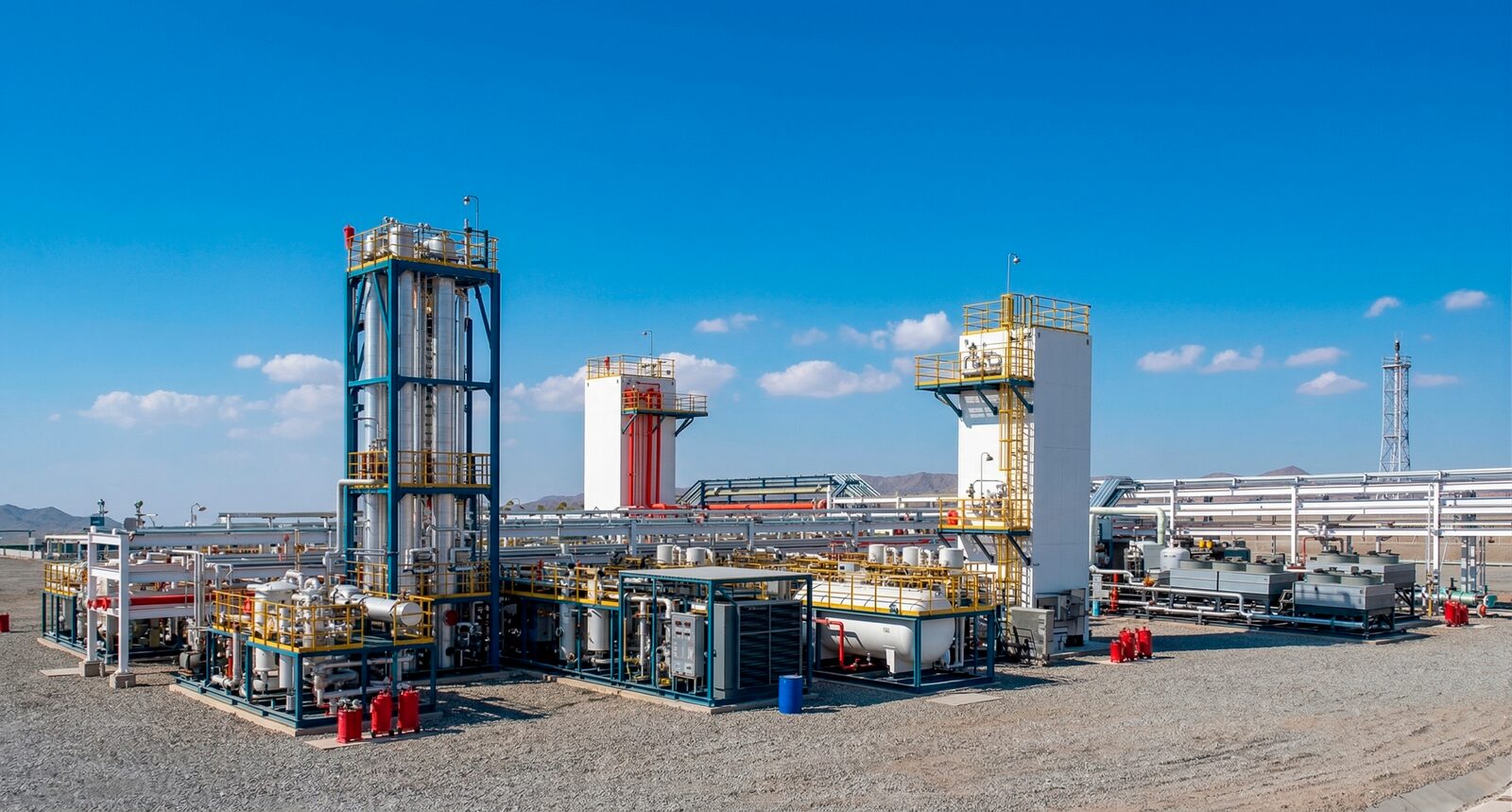 Planta modular de liquefação de GNL small scale
