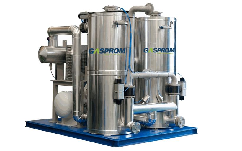 Secador de gás twin-tower Gasprom