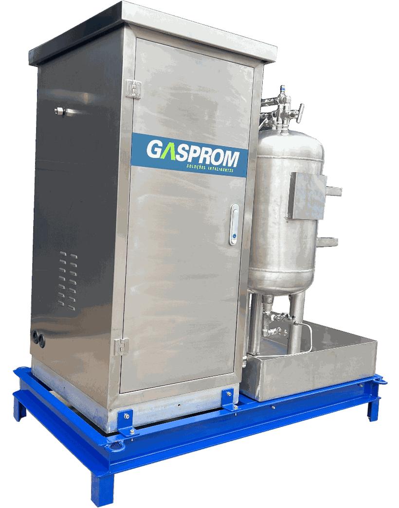 Skid odorizador Gasprom com gabinete à prova de explosão