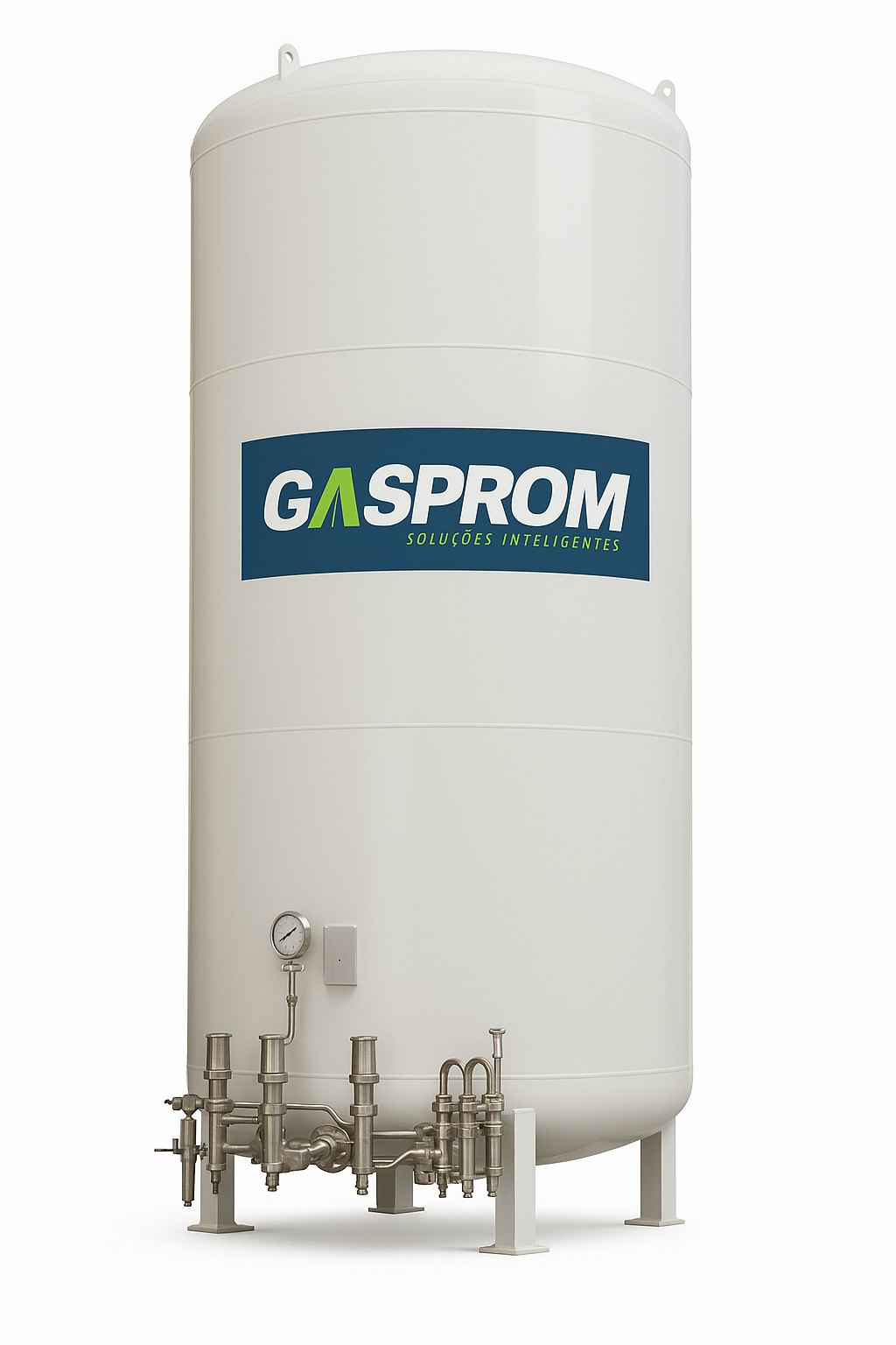 Tanque criogênico vertical Gasprom para armazenamento de GNL